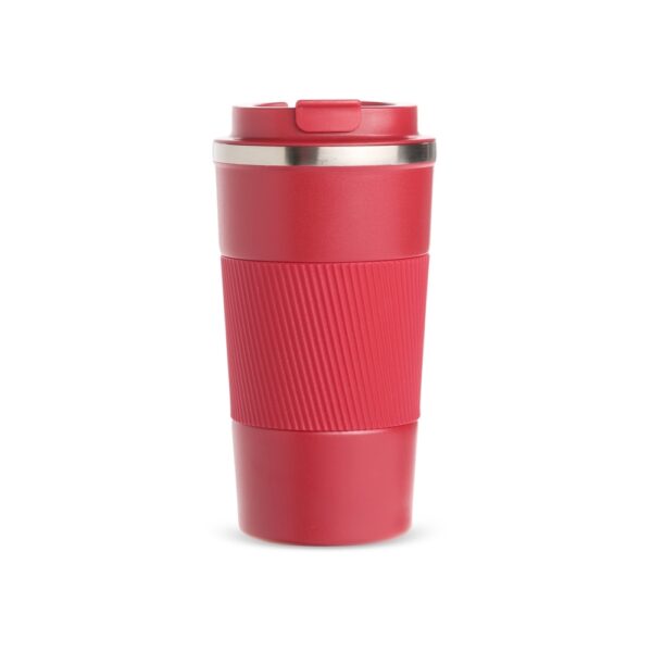 Brinde corporativo copo térmico vermelho personalizado