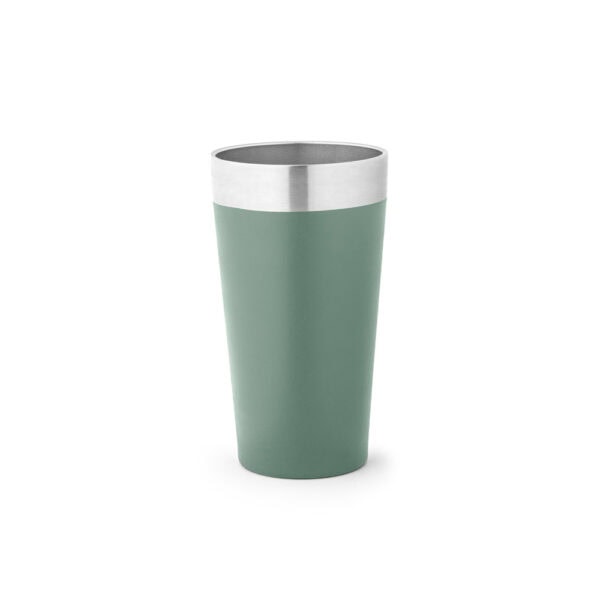 Copo térmico personalizado verde 540ml aço inox