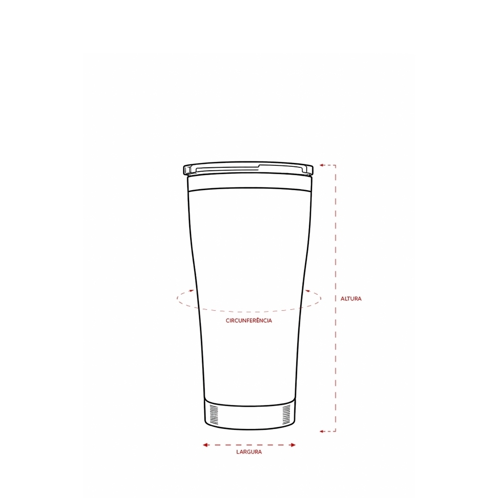 - Huble Brindes Corporativos Copo Térmico Personalizado 550ml - Imagem 12
