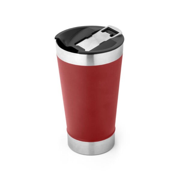 Copo térmico azul marinho personalizado brinde inox