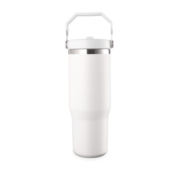 Copo térmico branco 800ml personalizado gravação laser