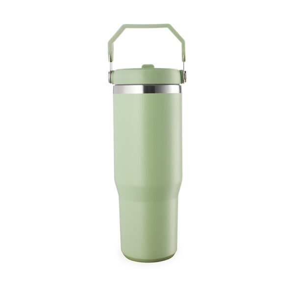 Detalhe gravação laser copo térmico brinde 800ml
