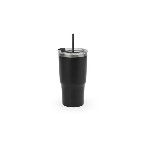 Copo térmico personalizado compacto 600ml aço inox