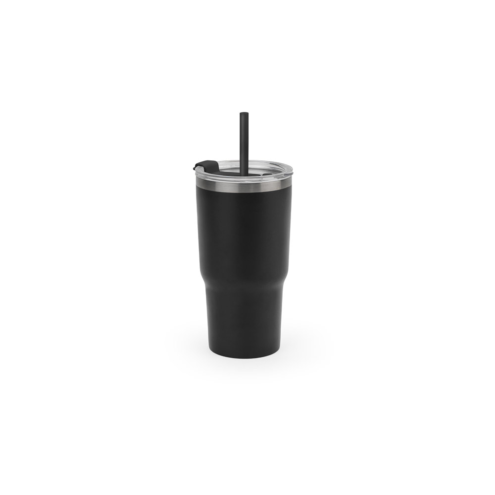 - Huble Brindes Corporativos Copo Térmico Personalizado Compacto 600ml Aço Inox - Imagem 6