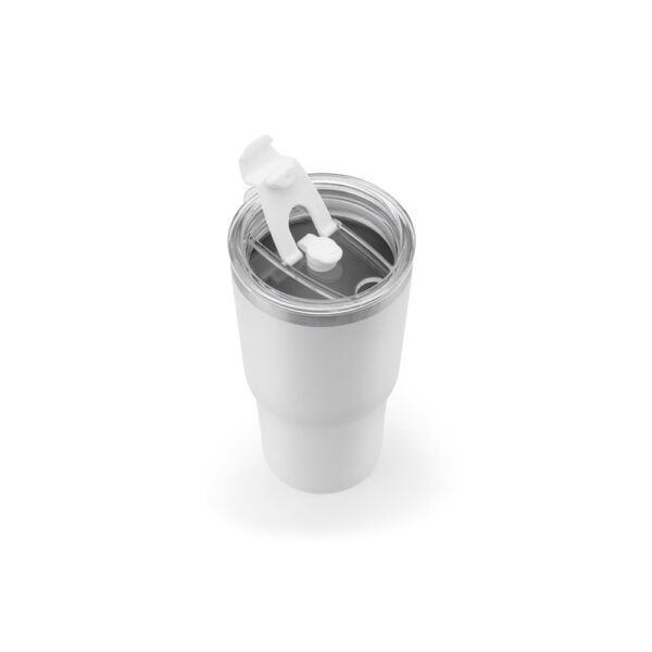 Copo térmico compacto inox para empresas 600ml