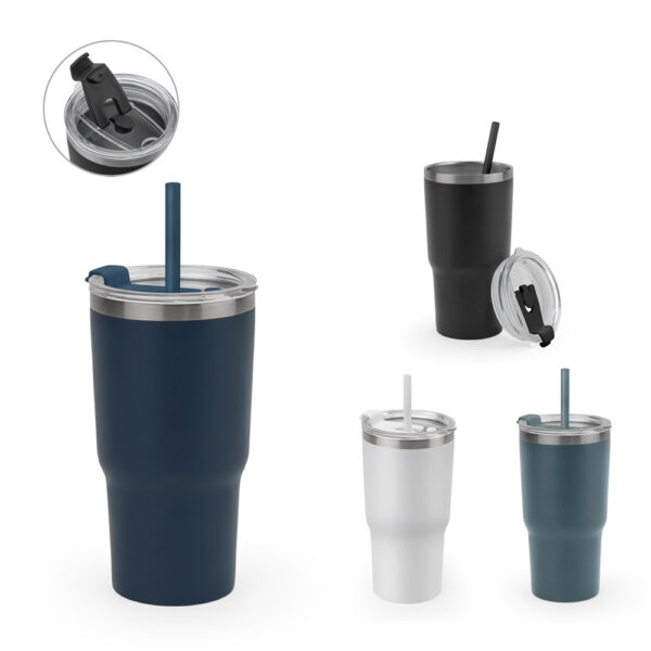 Copo térmico corporativo 600ml com logo para empresas