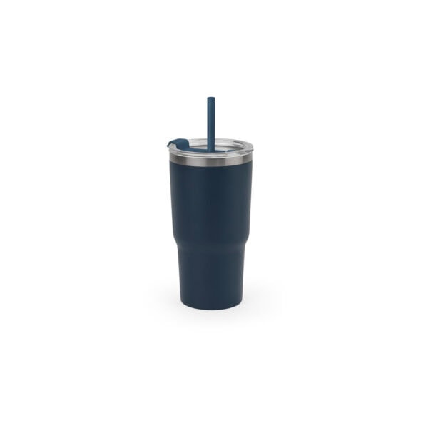 Copo térmico personalizado azul marinho 600ml inox