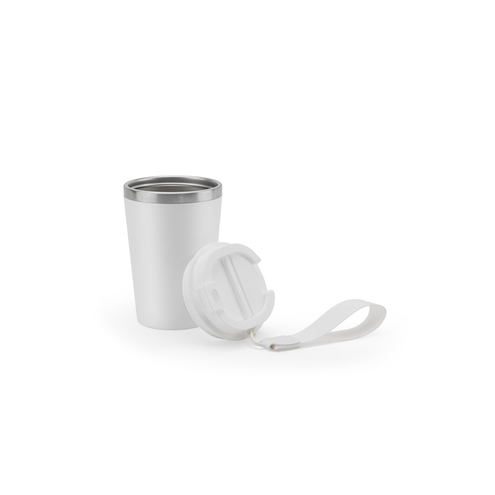 - Huble Brindes Corporativos Copo Térmico Personalizado Reciclado 440ml Aço Inox - Imagem 9