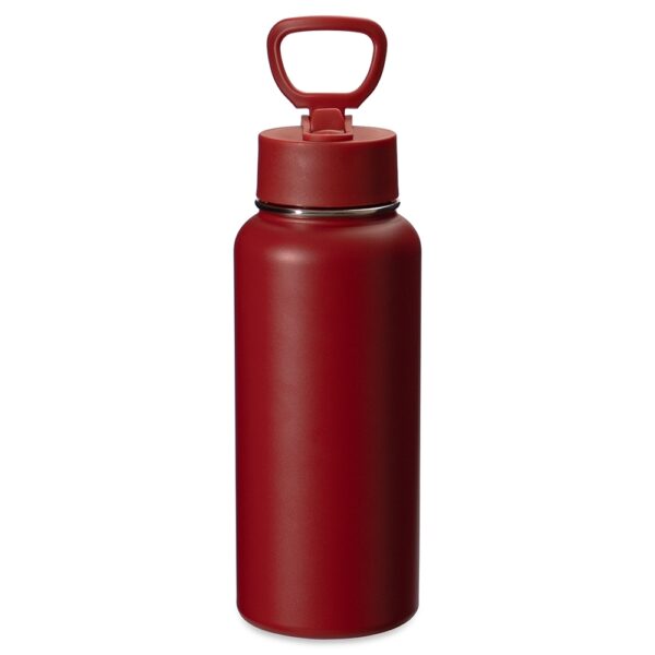 Garrafa térmica laranja personalizada brinde corporativo