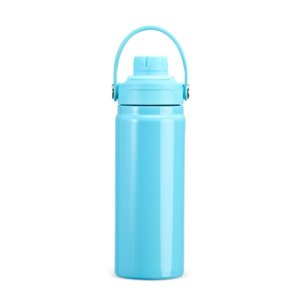 Garrafa térmica branca 600ml gravação logo empresa