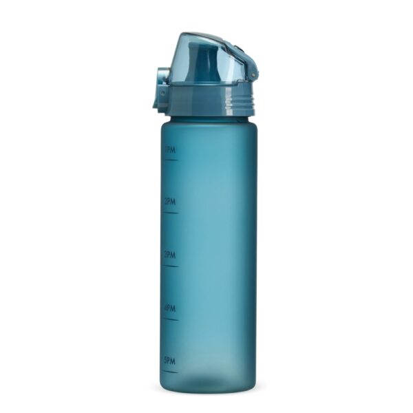 Garrafa laranja plástica 700ml com logomarca silk