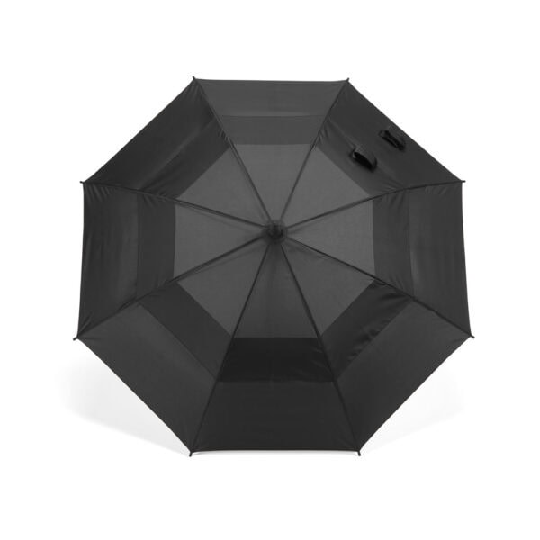 Guarda chuva preto brindes corporativos com logomarca