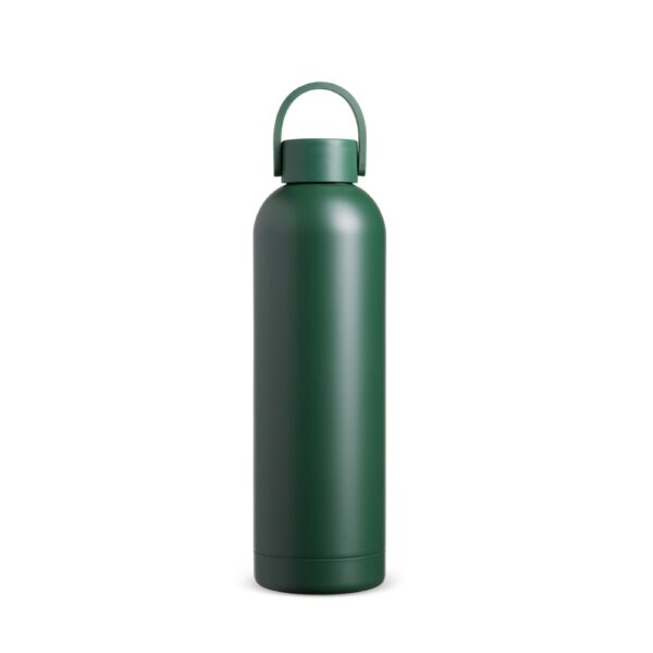 Garrafa térmica preta 750ml com logo gravação laser