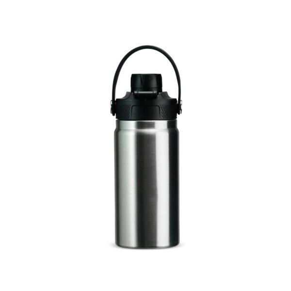 Garrafa térmica preta 400ml gravação laser empresa
