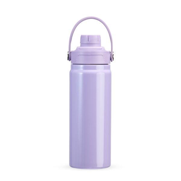 Garrafa preta 600ml gravação laser brinde empresarial