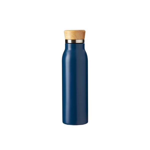 Brinde corporativo garrafa inox branca personalizada
