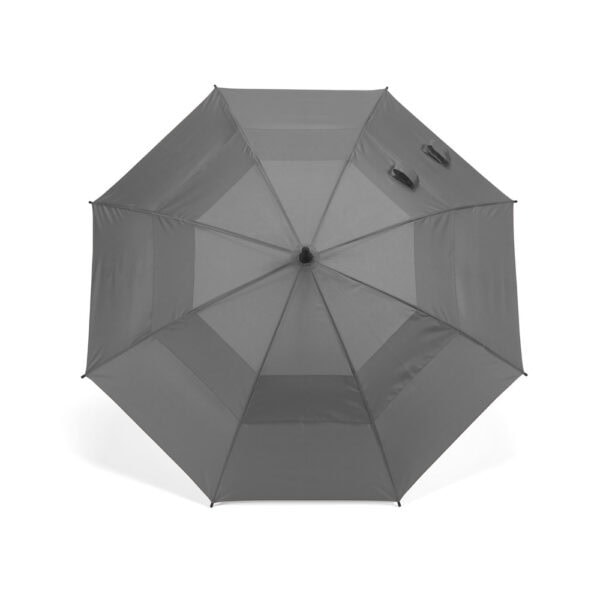 Guarda chuva cinza escuro personalizado gravação silk