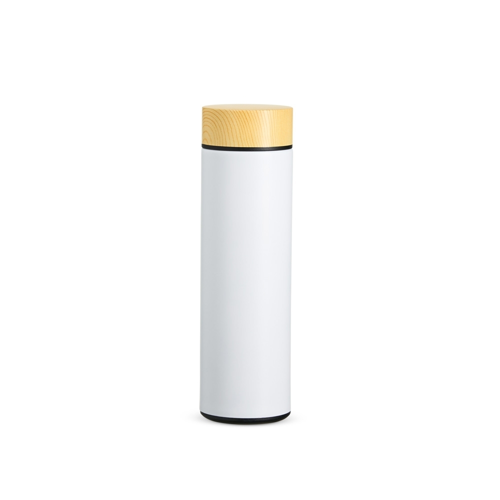 - Huble Brindes Corporativos Garrafa Térmica Personalizada 450ml Inox com Infusor