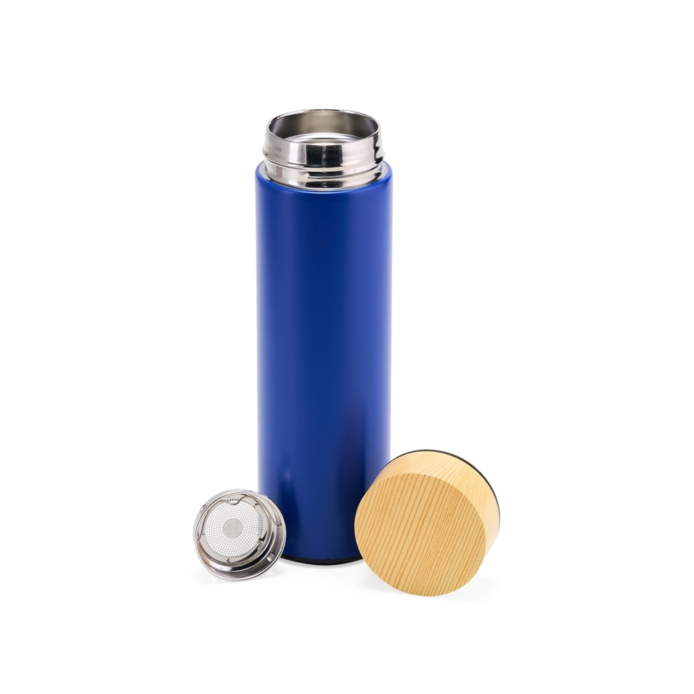 - Huble Brindes Corporativos Garrafa Térmica Personalizada 450ml Inox com Infusor - Imagem 6