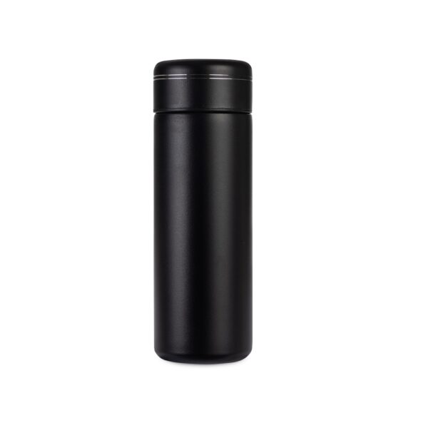 Garrafa térmica personalizada 300ml preta com logo