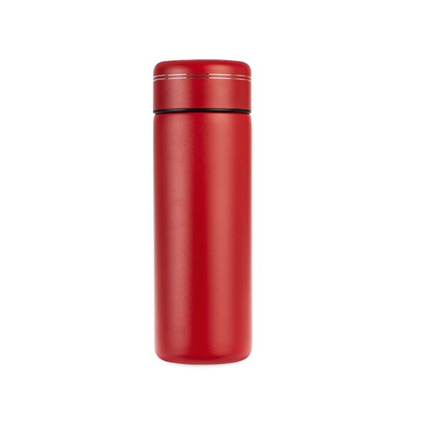 Garrafa térmica corporativa 300ml cor vermelha gravação laser