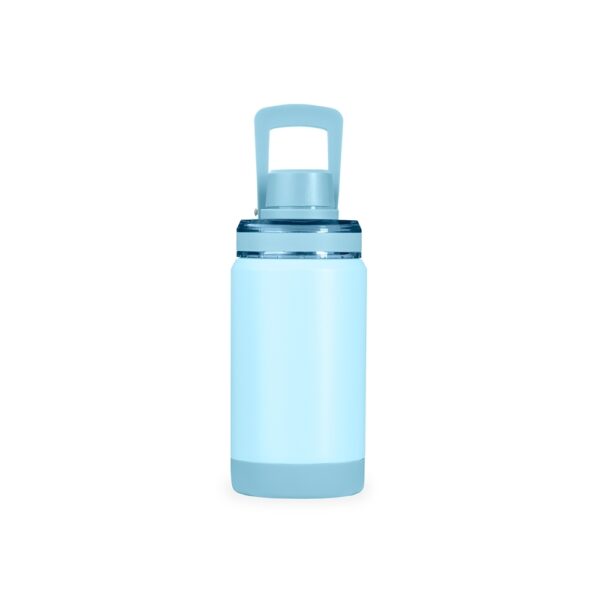 Garrafa térmica personalizada 400ml azul com logo