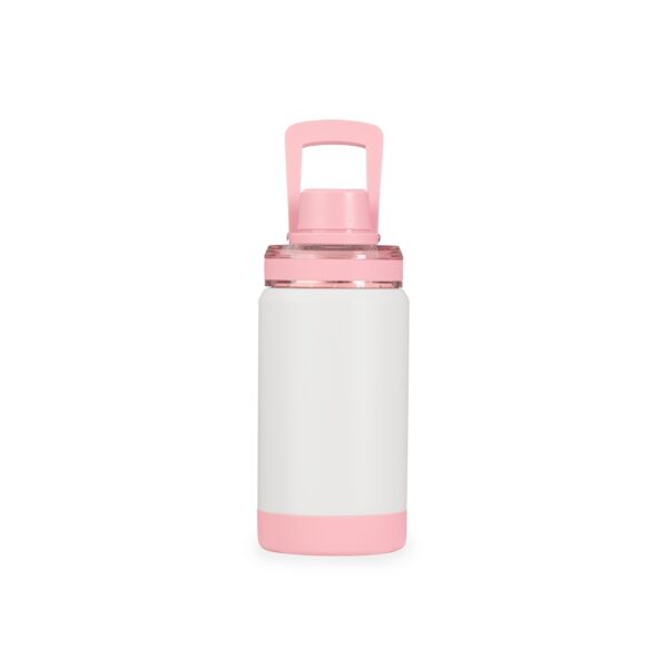 Garrafa térmica personalizada 400ml branca com logo