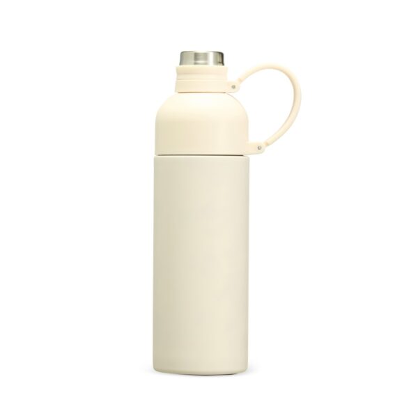 Garrafa térmica branca 460ml gravação laser para brindes