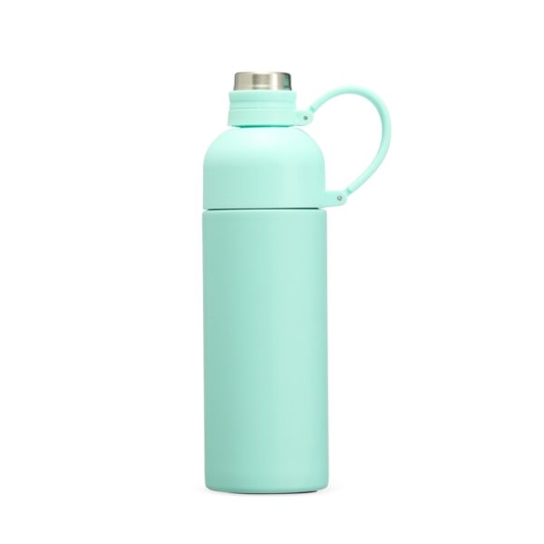 Garrafa térmica personalizada verde 460ml gravação laser