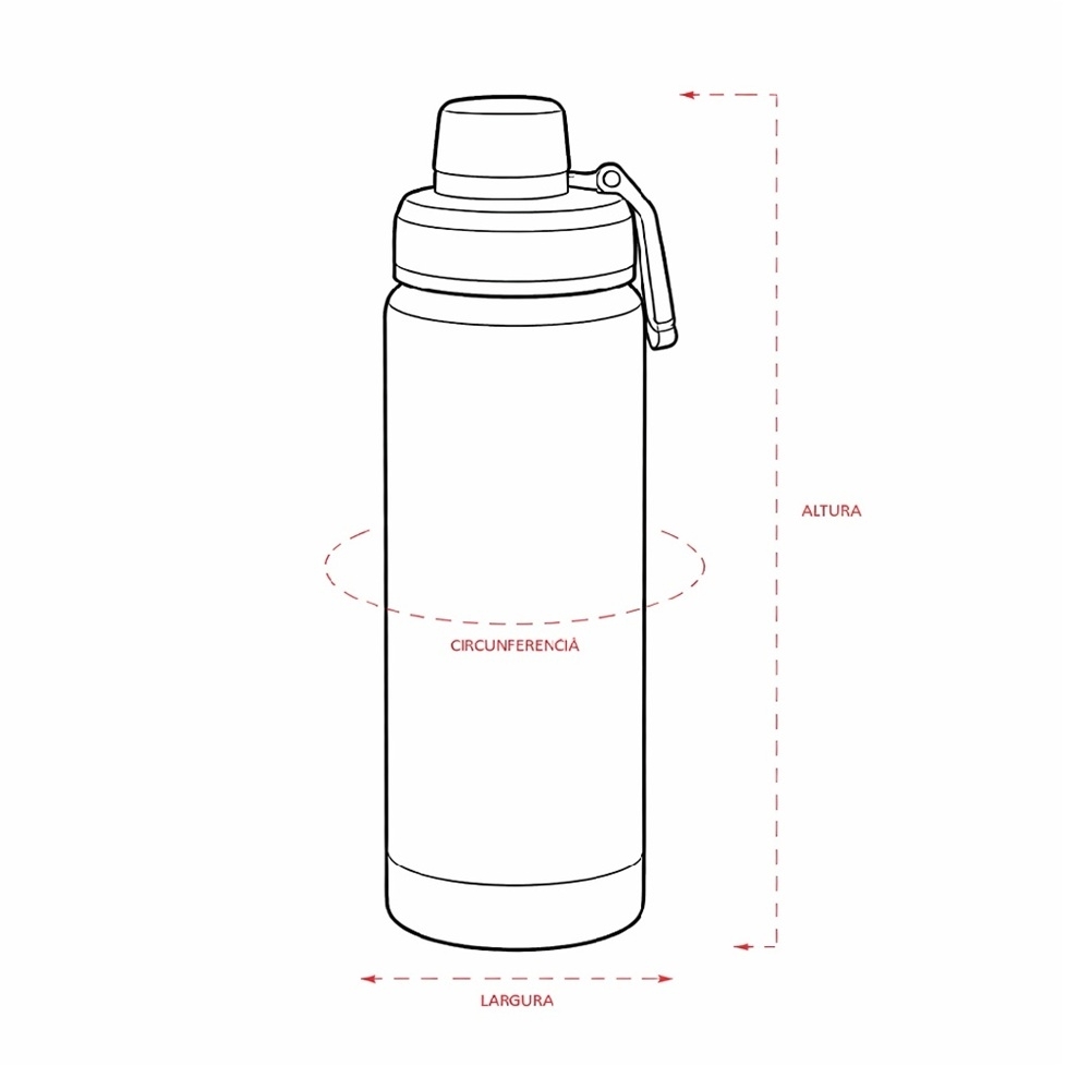- Huble Brindes Corporativos Garrafa Térmica Personalizada 600ml - Imagem 13