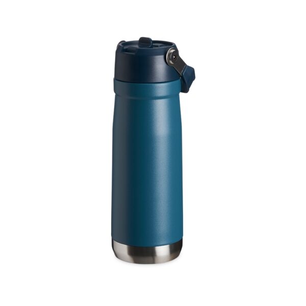 Garrafa térmica com logomarca azul 700ml para brindes