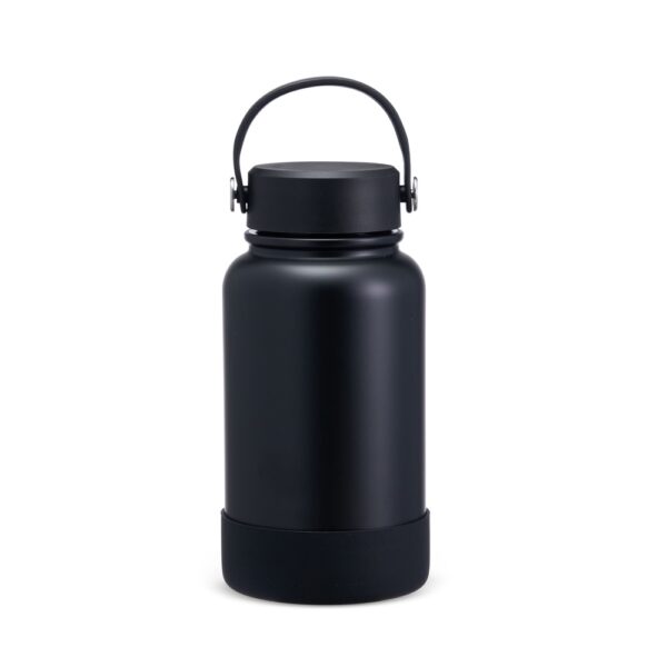 Garrafa térmica personalizada 700ml preta com logo