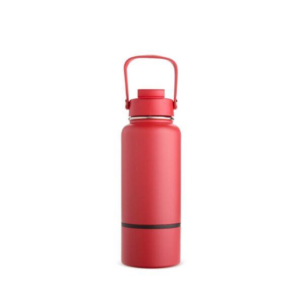 Garrafa térmica vermelha personalizada para brindes