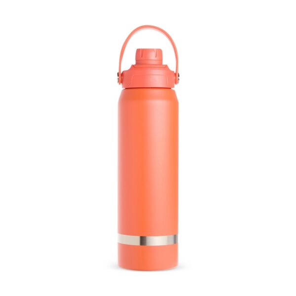 Garrafa térmica laranja personalizada para empresas