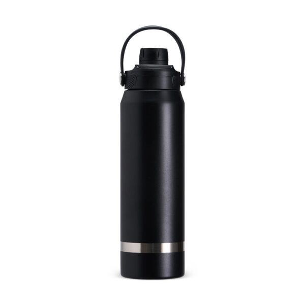 Garrafa térmica preta 800ml gravação laser empresa