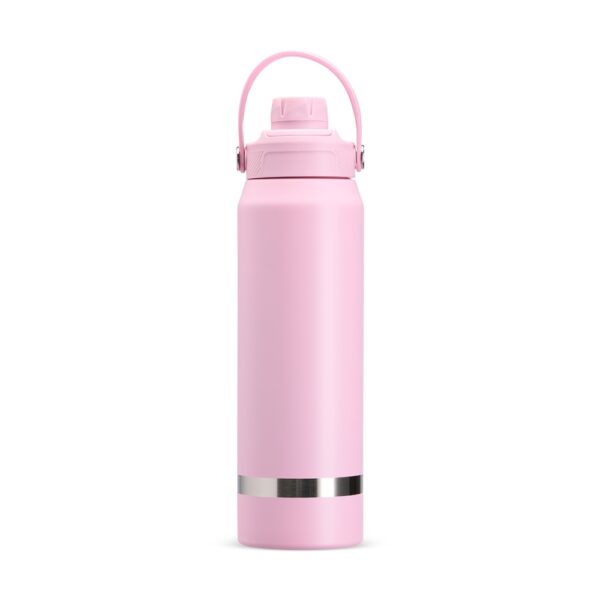 Garrafa térmica rosa personalizada brinde executivo