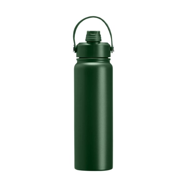 Garrafa térmica personalizada verde 800ml gravação laser