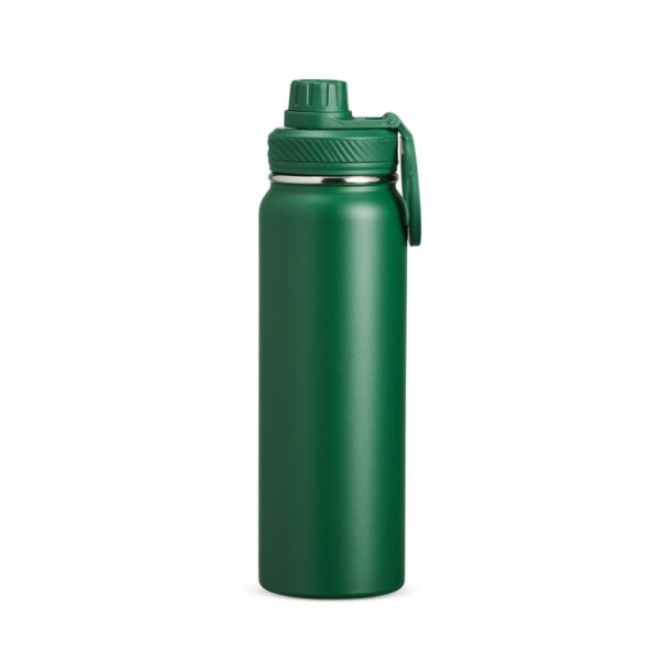 Garrafa térmica personalizada 850ml verde com logo