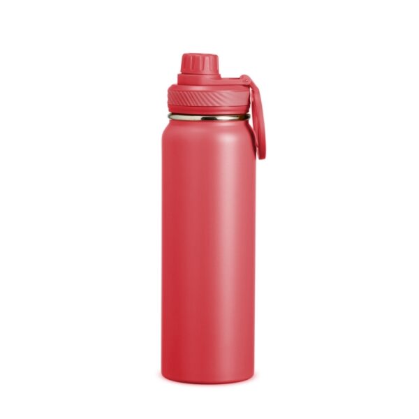 Garrafa térmica corporativa vermelha 850ml gravada a laser
