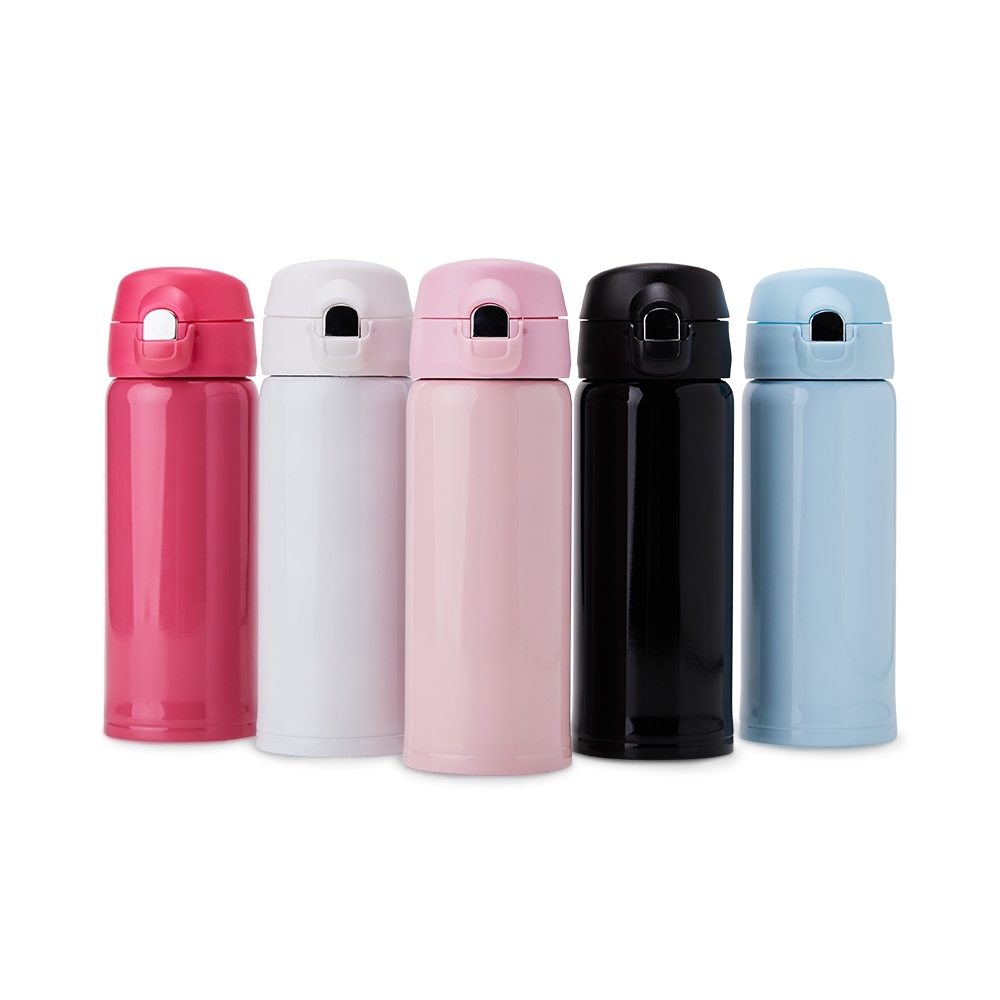 - Huble Brindes Corporativos Garrafa Térmica Personalizada Inox 400ml - Imagem 5