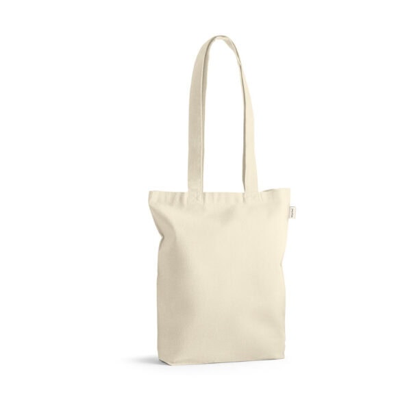 Ecobag Personalizada Algodão Reciclado Alça Longa 140g/m² 42x38cm