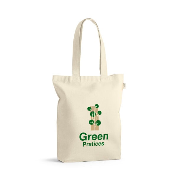 Ecobag Personalizada Algodão Reciclado 220g/m² 42x38cm Gravação