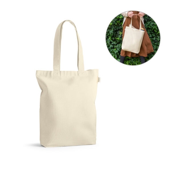Ecobag Personalizada Algodão Reciclado 220g/m² 42x38cm