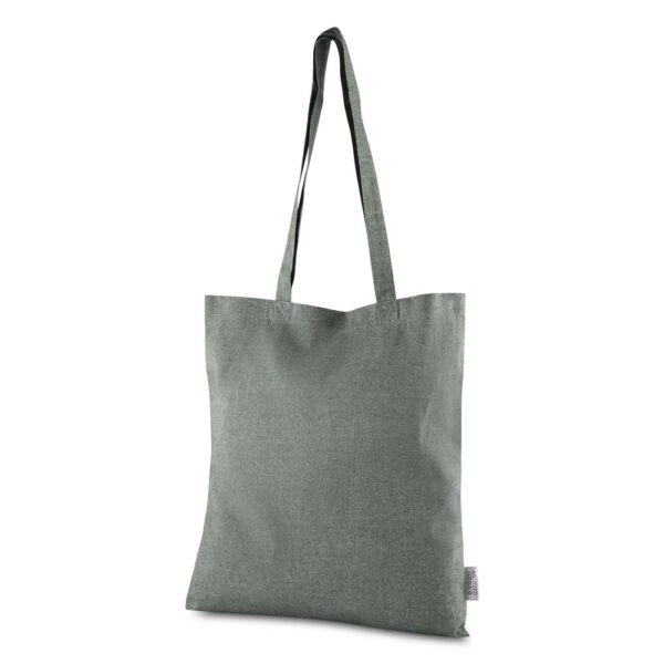 Ecobag Personalizada Algodão Mescla Reciclado 140g/m² 42x38cm Cinza