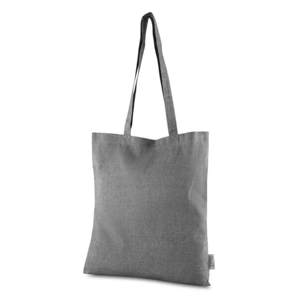 Ecobag Personalizada Algodão Mescla Reciclado 140g/m² 42x38cm Preto