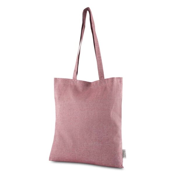 Ecobag Personalizada Algodão Mescla Reciclado 140g/m² 42x38cm Vermelho