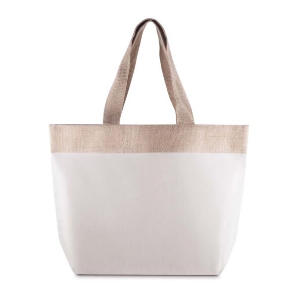 Ecobag Personalizada Algodão e Juta 220g/m² 34x48cm Foto