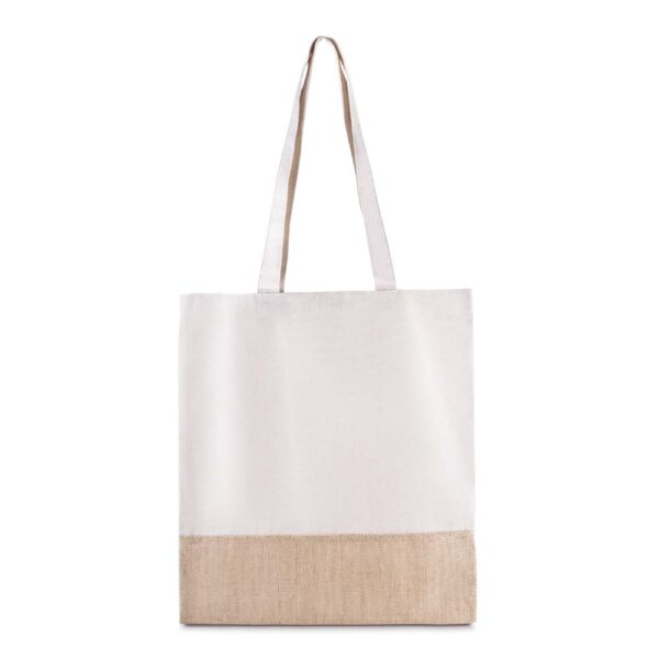 Ecobag Personalizada Algodão e Juta 220g/m² 42x38cm Foto