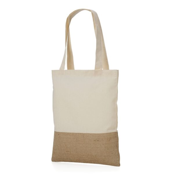 Ecobag Personalizada Algodão e Juta 67x40cm Detalhe