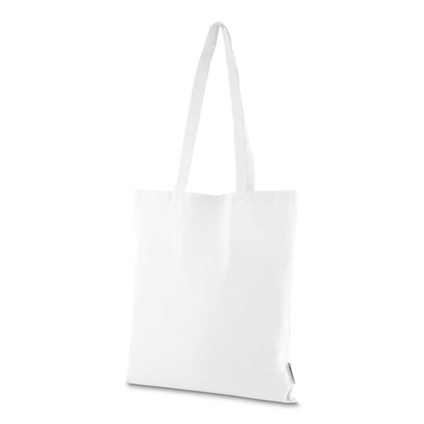 Ecobag Personalizada Algodão Reciclado Alça Curta 140g/m² 42x38cm Branco